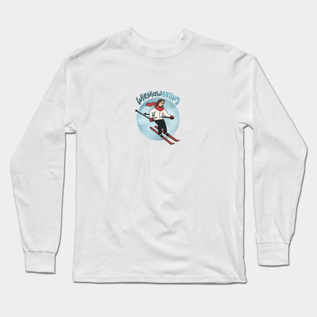 Wieniawskiing Long Sleeve T-Shirt by KatiaMart